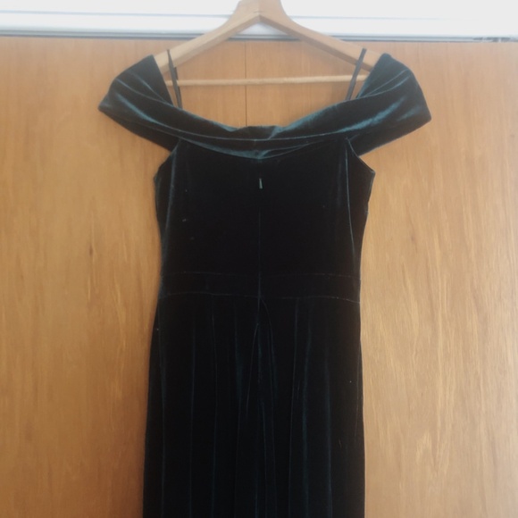 BHLDN Edison Dress in Emerald Green - Size 4 - Picture 6 of 7